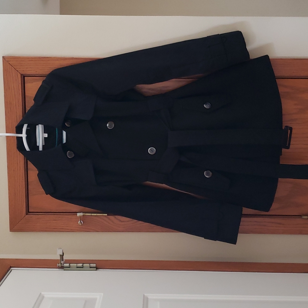 Calvin Klein new women's black coat size S